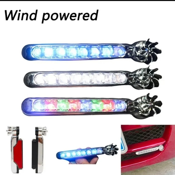 Wind 🌬️ Powered Car LED - Picture 4 of 5